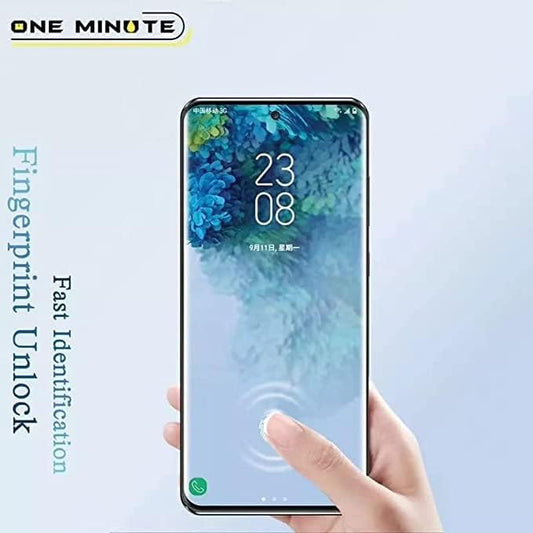 ONE MINUTE SPECIAL EDITION UV GLASS |Advanced HD+ UV Tempered Glass Screen Protector For