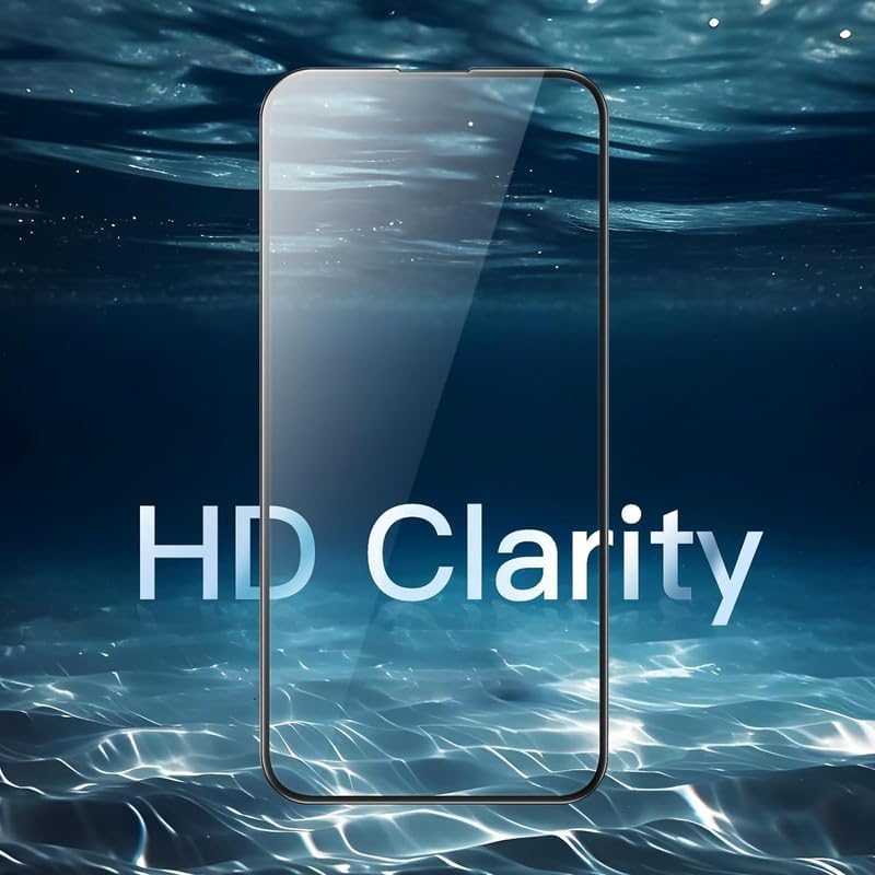 G-Rhino Super OG 6D Glass Anti Fingerprint Smooth high Transparent Tempered Glass for Iphone 15 series Screen Protector/iPhone 15 Pro - 6.12 inch