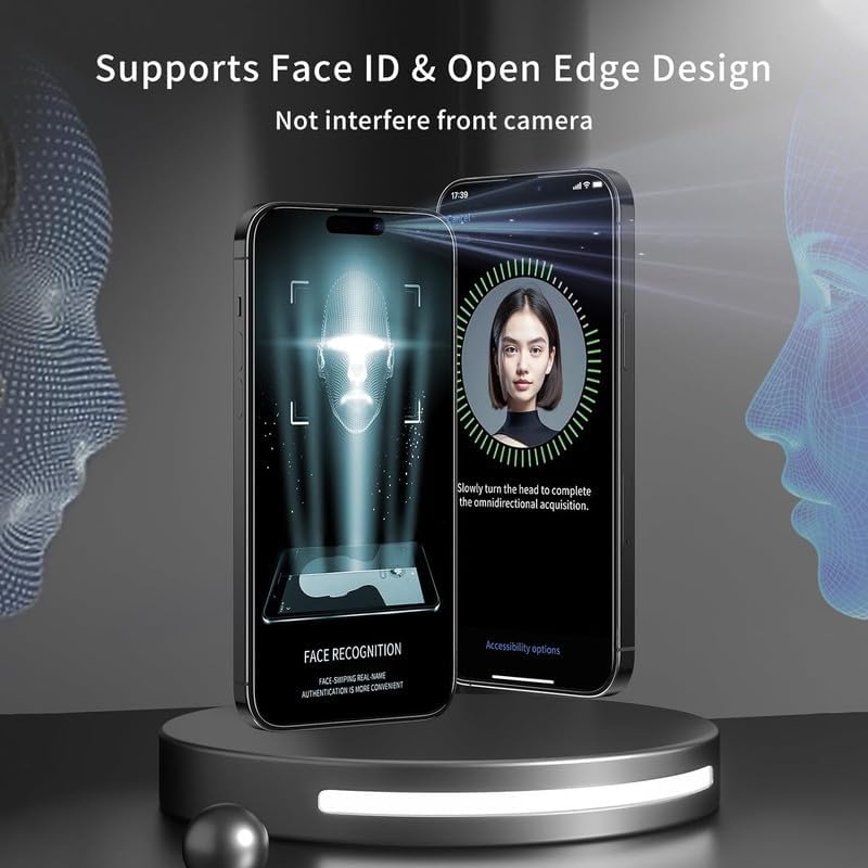 G-Rhino Super OG 6D Glass Anti Fingerprint Smooth high Transparent Tempered Glass for Iphone 15 series Screen Protector/iPhone 15 Pro - 6.12 inch