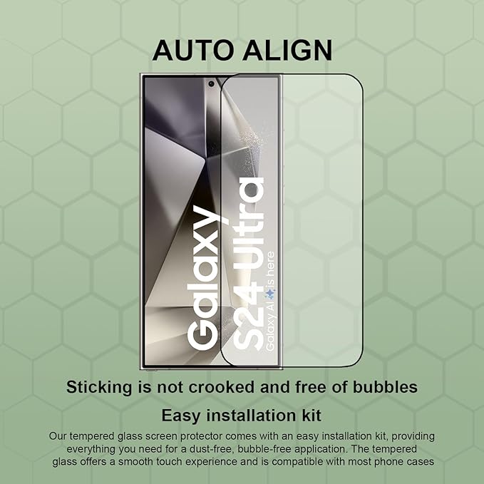 G-Rhino Super OG 6D Glass Anti Fingerprint Smooth high Transparent Tempered Glass for Iphone 15 series Screen Protector/iPhone 15 Pro - 6.12 inch