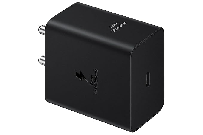 Samsung Original 45W Type-C Travel Adaptor Without Cable, Black