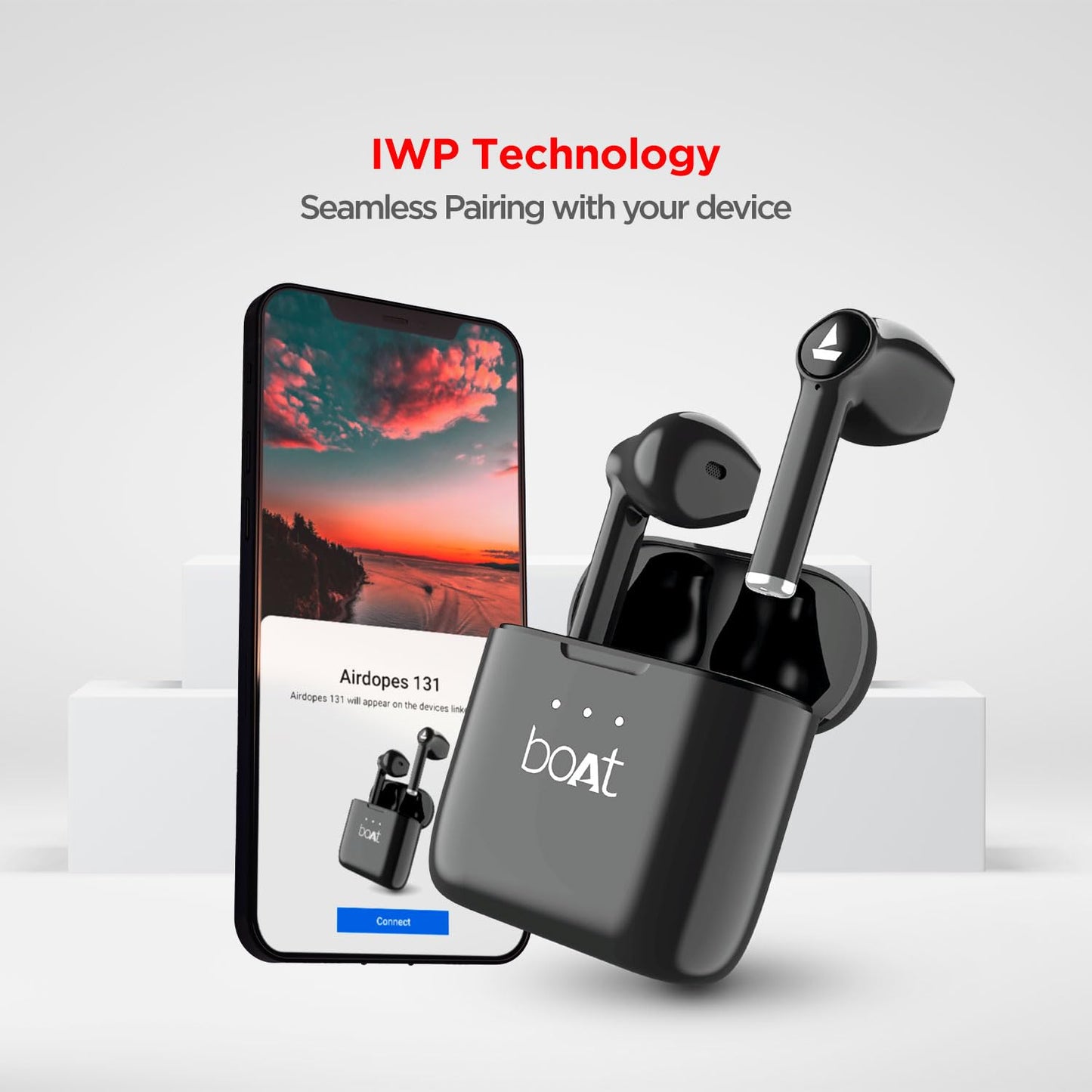 boAt Airdopes 131/138 with 60 Hrs Playback, ASAP Charge Truly Wireless Bluetooth in Ear Earbuds with Mic (Active Black)