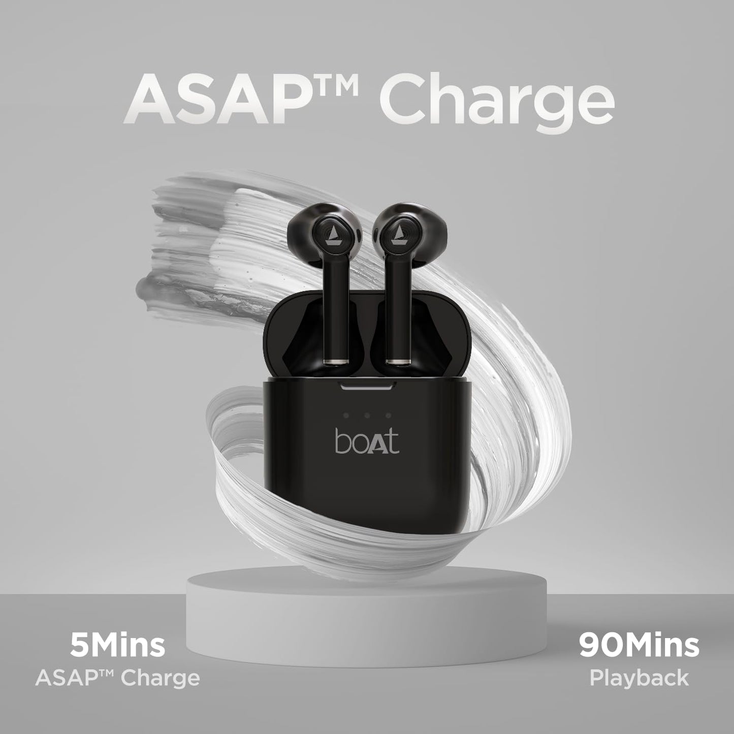 boAt Airdopes 131/138 with 60 Hrs Playback, ASAP Charge Truly Wireless Bluetooth in Ear Earbuds with Mic (Active Black)