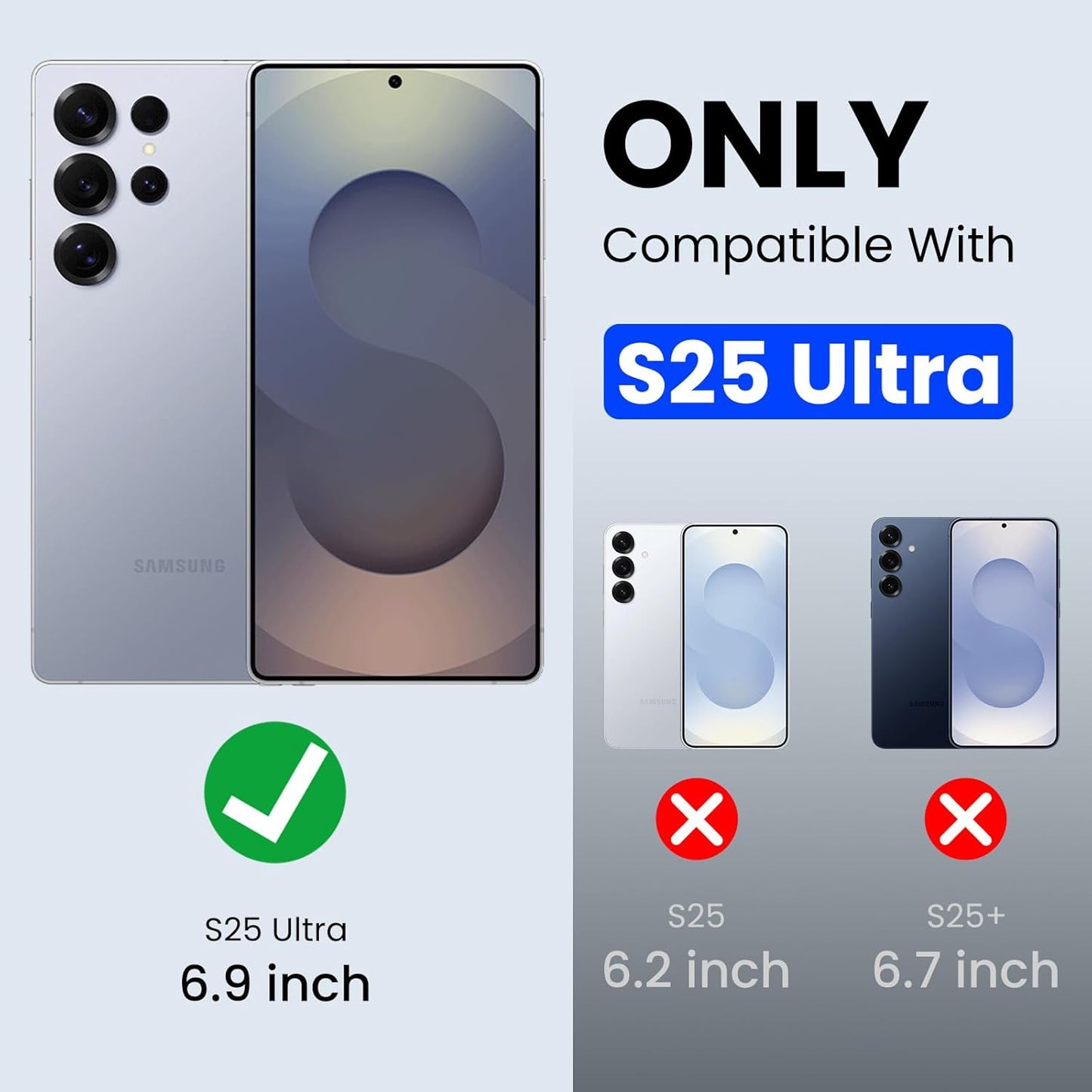 Nillkin PC + Silicon Galaxy S25 Ultra Case, Camshield Pro For Samsung Galaxy S25 Ultra Case With Slide Camera Cover, S25 Ultra 5G Slim Case Phone Case 2025 6.86'' (Black)