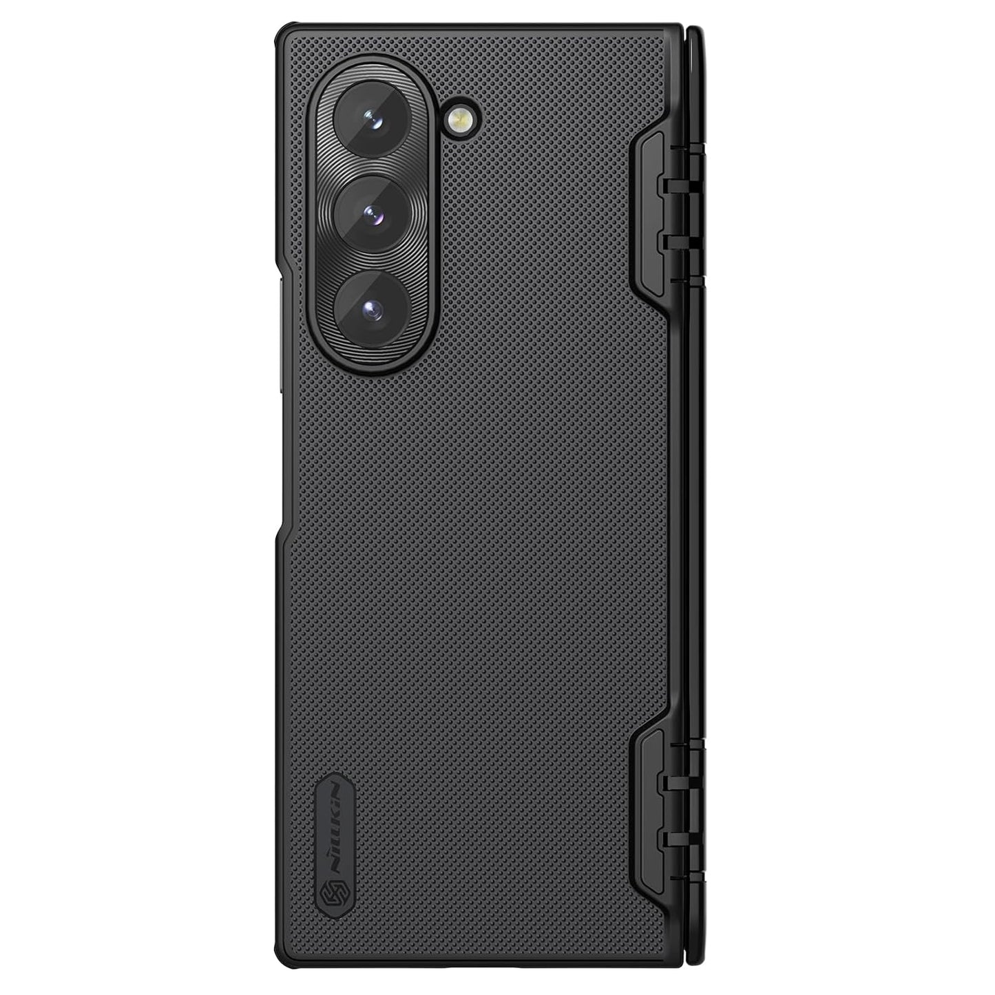 Nillkin Polycarbonate Case for Samsung Galaxy Z Fold 6 (7.6" Inch) Super Frosted Shield Fold Bracket Phone Holder Version 180 Folding 360 Protect Black Color
