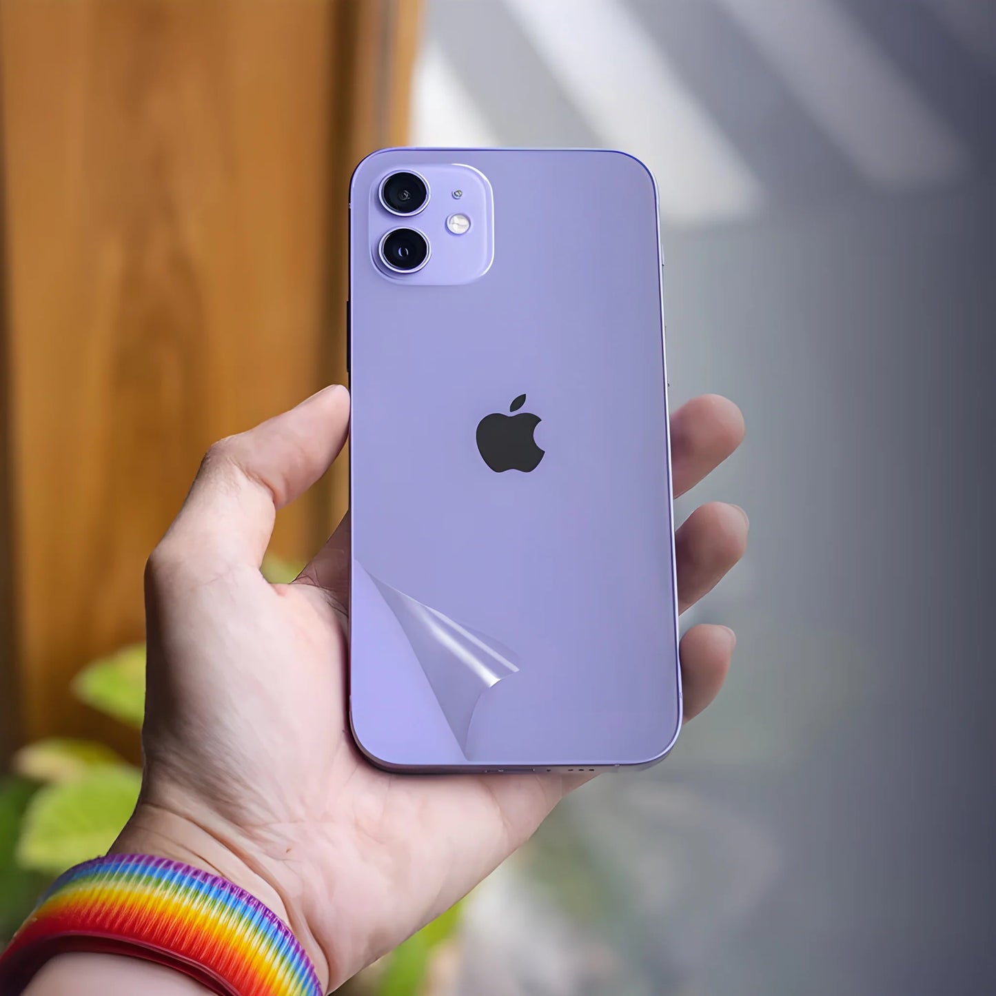 Transparent Mobile Skin Wrap - (Installation Kit Included)