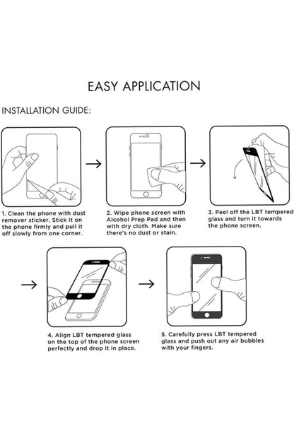 RGP Fashion Groups's Military Grade Gorilla Tempered Glass Compatible for iPhones Edge to Edge Coverage with Easy Installation Kit (for iPhone 15) Transparent