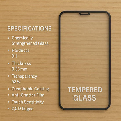G-Rhino Super OG 6D Glass Anti Fingerprint Smooth high Transparent Tempered Glass for Iphone 15 series Screen Protector/iPhone 15 Pro - 6.12 inch