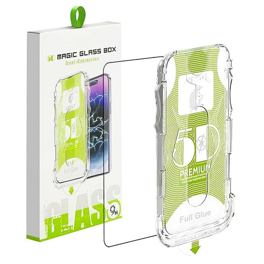 LIRAMARK Easy Fit 9H Anti-Smudge Tempered Glass Screen protector compatible with Samsung Galaxy S24 Ultra 5G .Screen Guard with auto align Installation Kit for Samsung Galaxy S24 Ultra 5G (6.8 Inch)