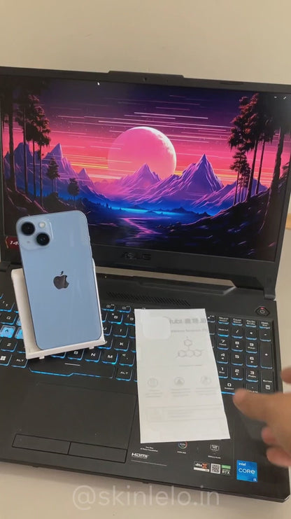 Transparent Mobile Skin Wrap - (Installation Kit Included)